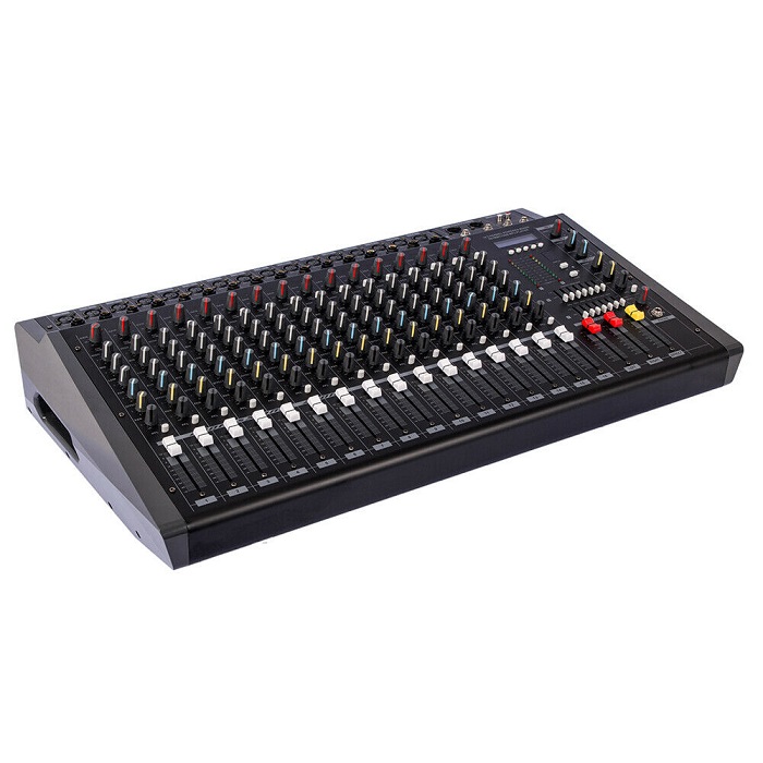 16 Channel Professional Powered Mixer power mixing Amplifier Amp 16DSP
